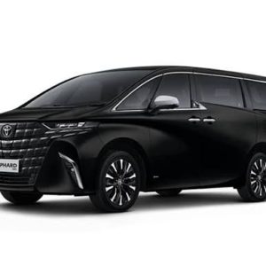 toyota alphard hybrid ev cvt hitam